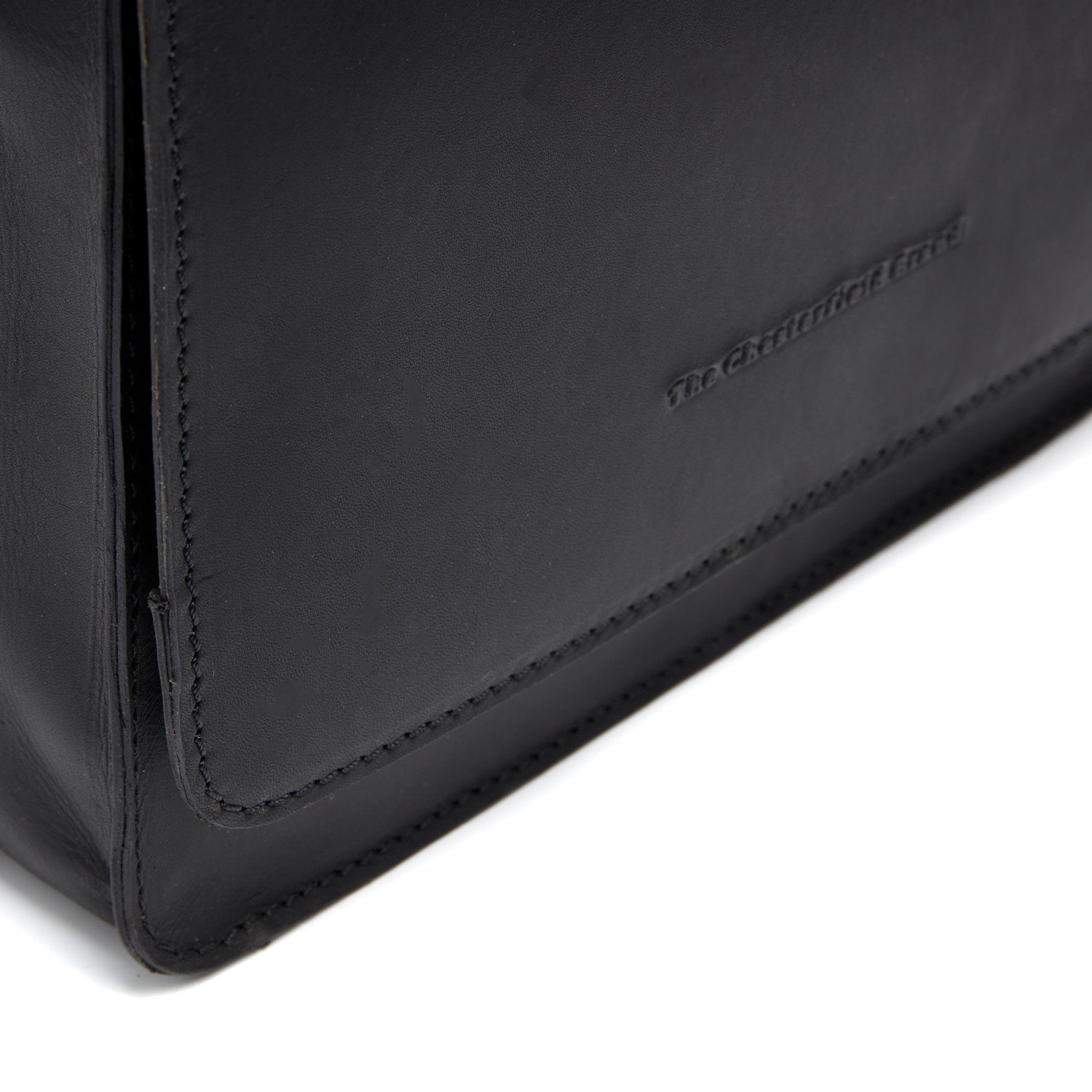 Black Leather Shoulder Bag Osuna, product view 2