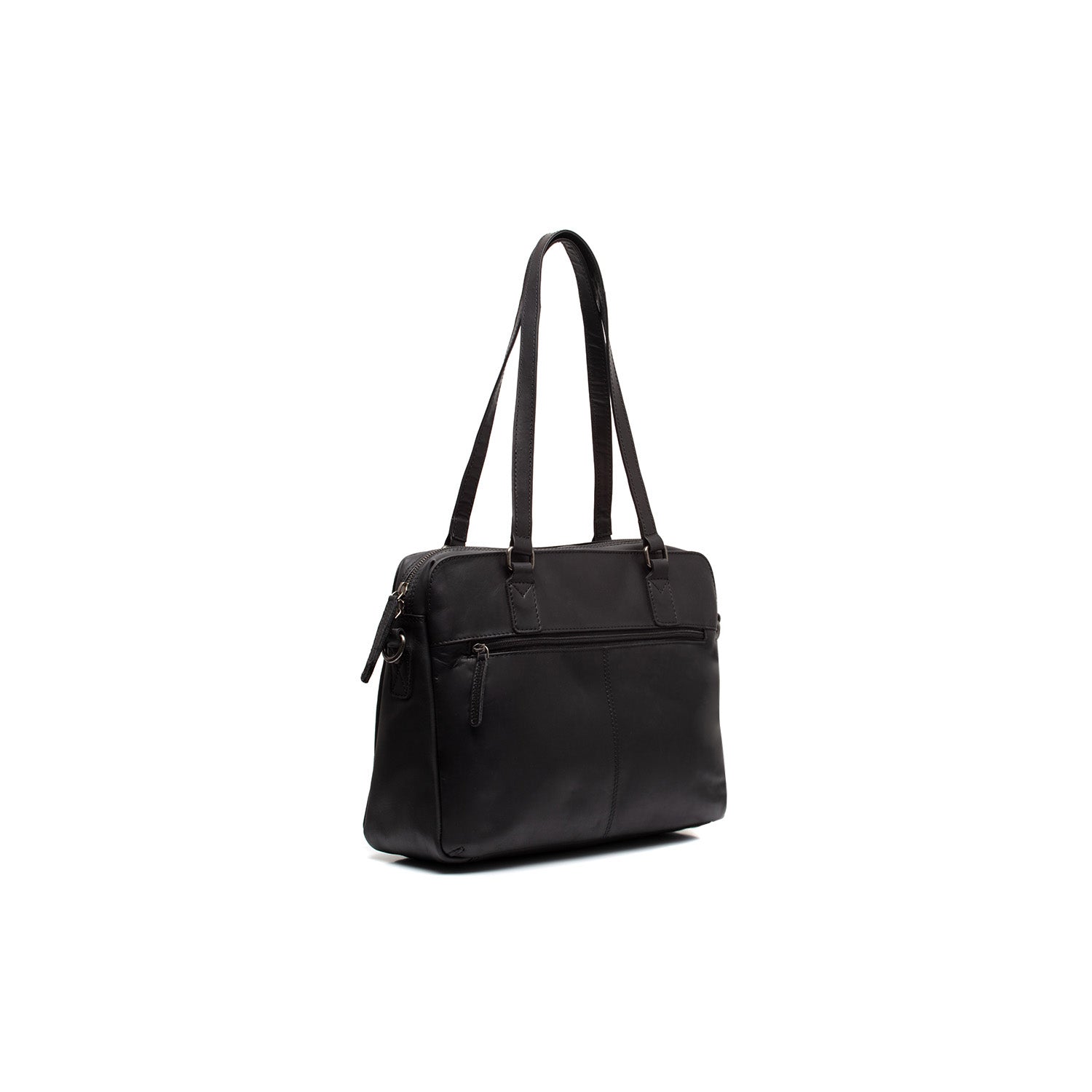 Black Leather Shoulder Bag Pretoria, detail view 4