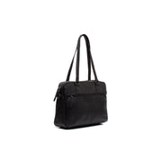 Black Leather Shoulder Bag Pretoria, detail view 4