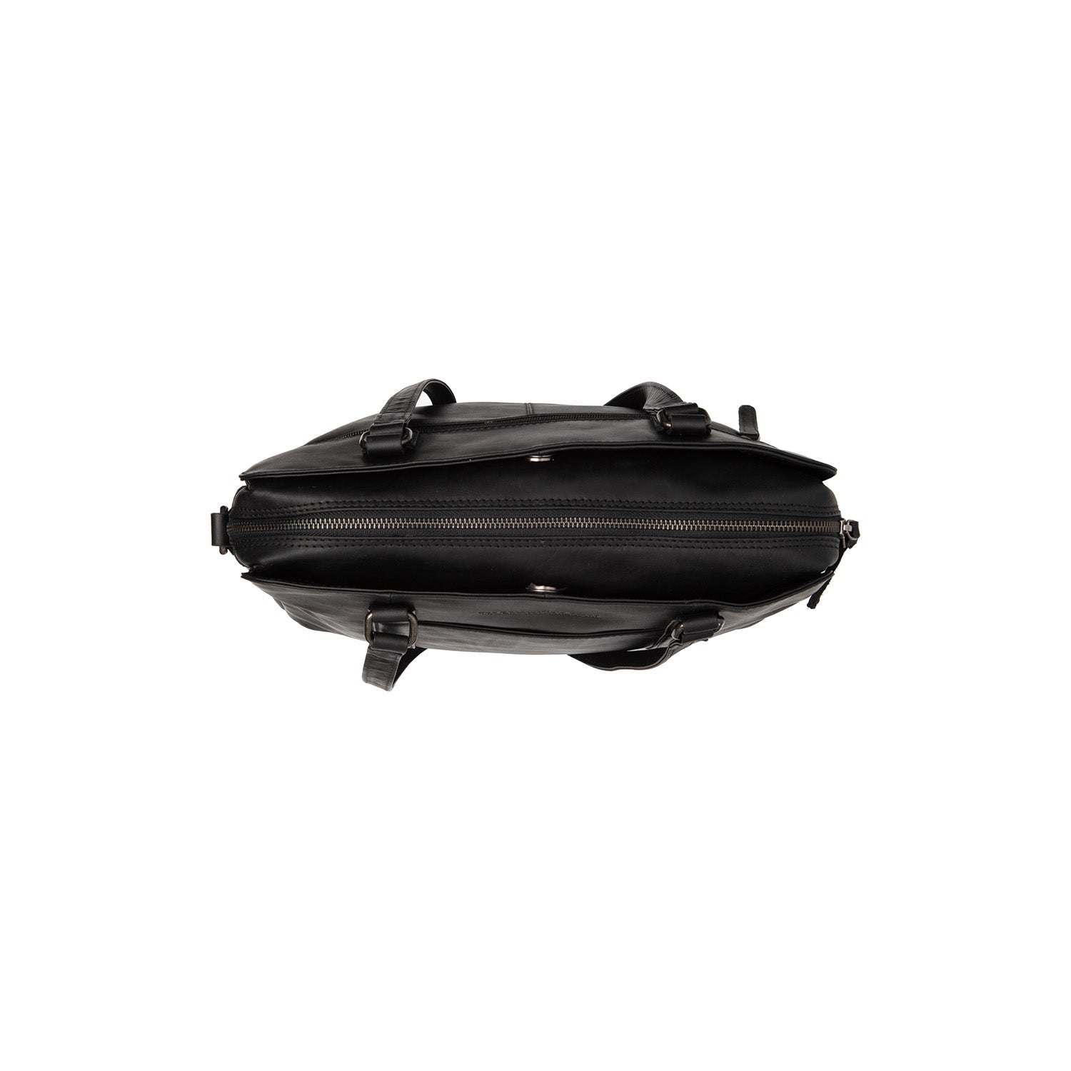Black Leather Shoulder Bag Pretoria, product view 3