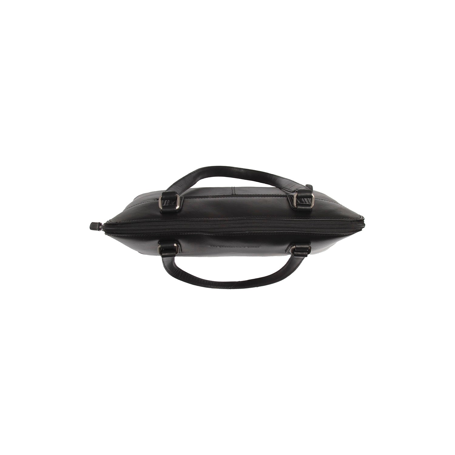 Black Leather Shoulder Bag Selvino, product view 3