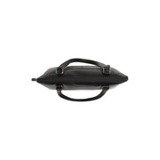 Black Leather Shoulder Bag Selvino, product view 3