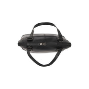 Black Leather Shoulder Bag Seron, detail view 1