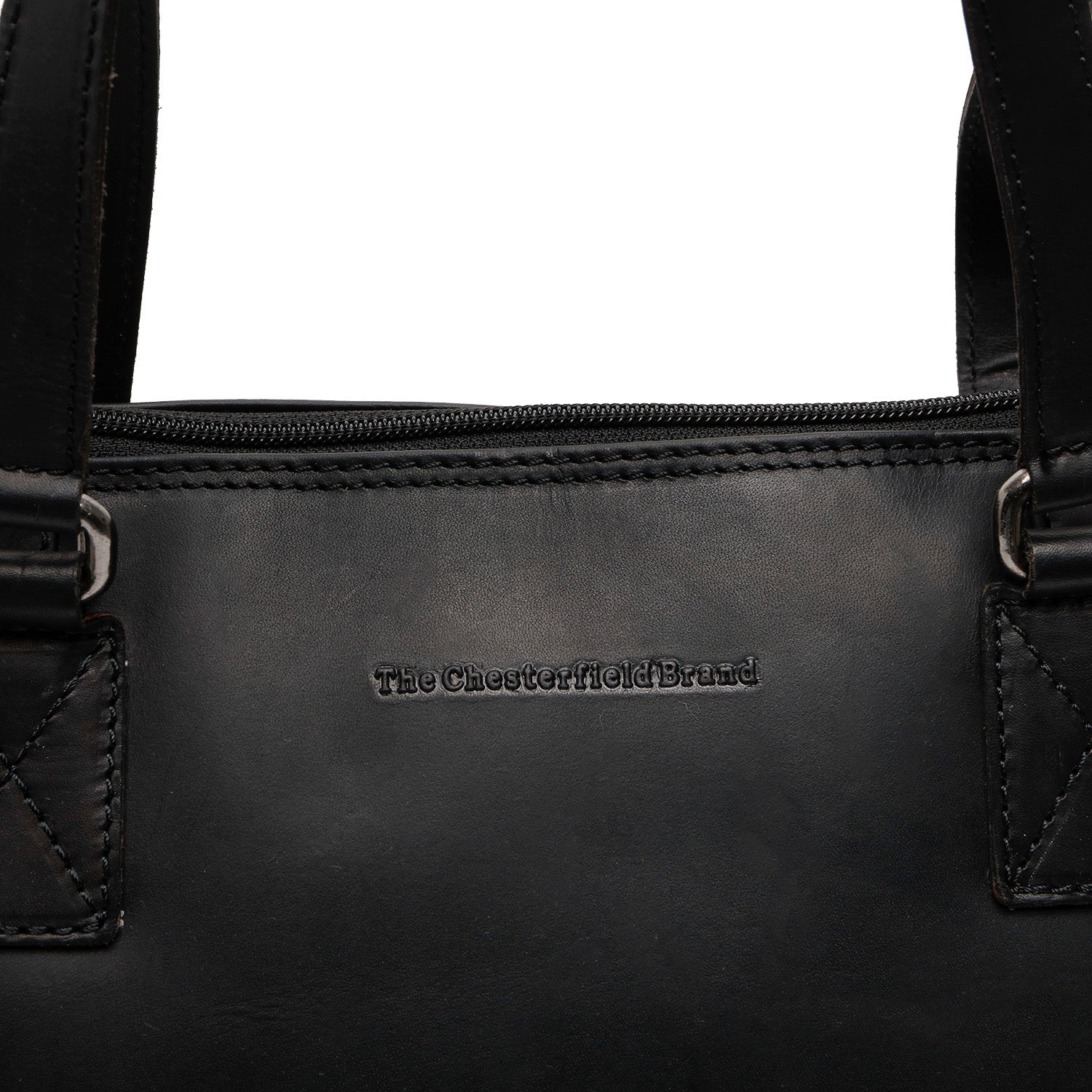 Black Leather Shoulder Bag Seron, product view 2