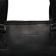 Black Leather Shoulder Bag Seron, product view 2