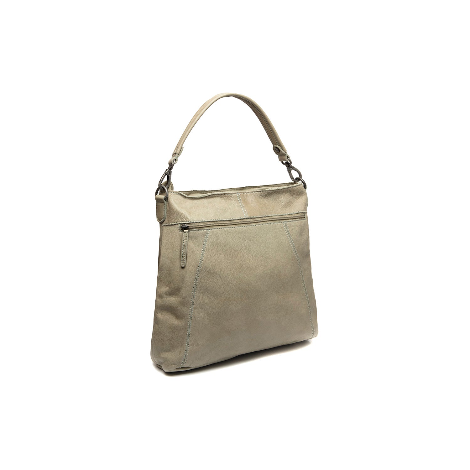 Ocean Green Leather Shoulder Bag Sintra, detail view 4
