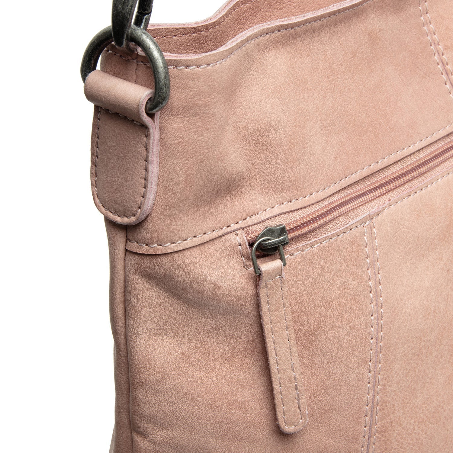 Vintage Rose Leather Shoulder Bag Sintra, product view 2