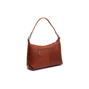 Cognac Leather Shoulder Bag Skara, detail view 6