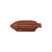 Cognac Leather Shoulder Bag Tivra, detail view 1