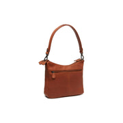 Cognac Leather Shoulder Bag Tivra, detail view 4