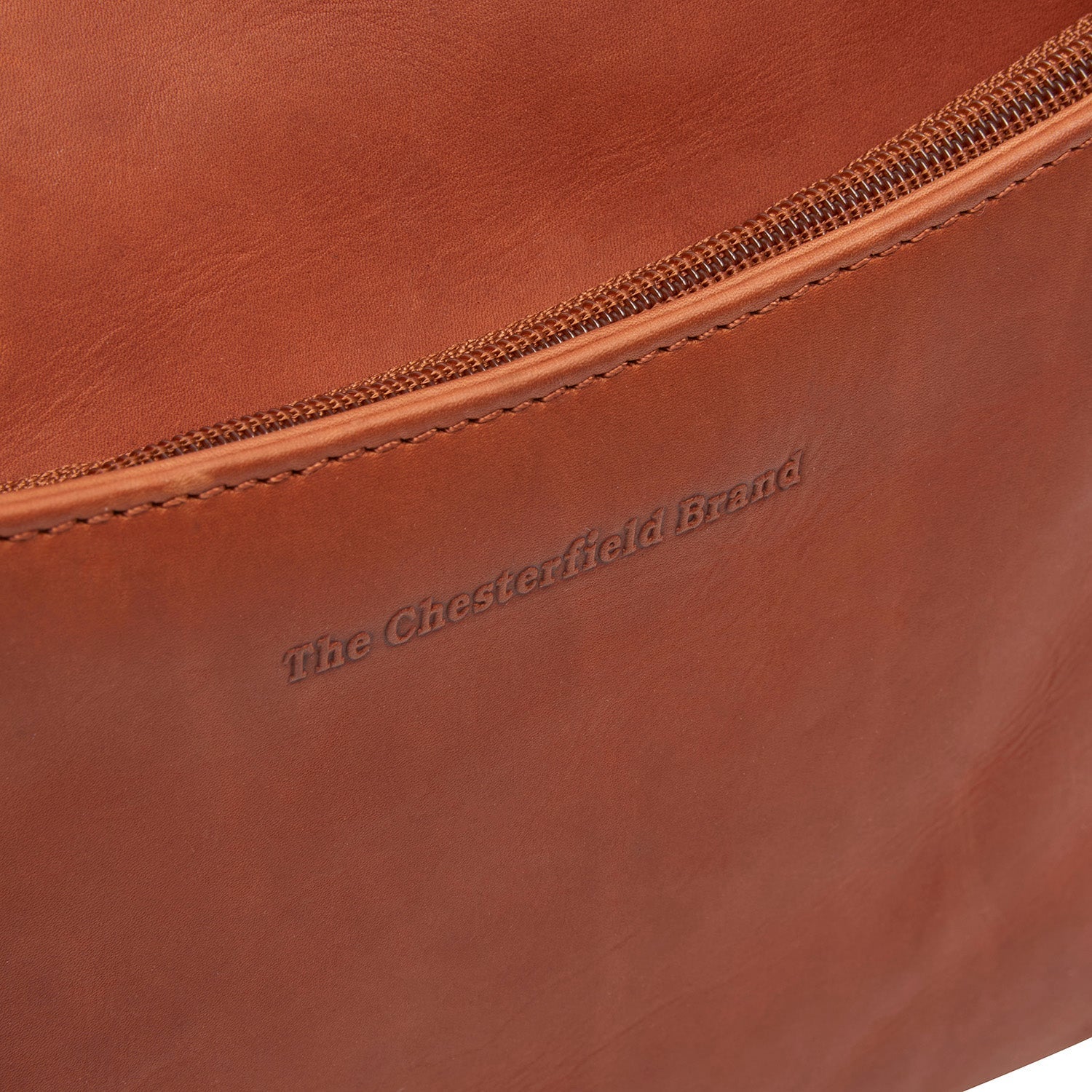 Cognac Leather Shoulder Bag Tivra, product view 2