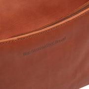 Cognac Leather Shoulder Bag Tivra, product view 2