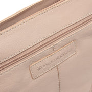 Beige Leather Shoulder Bag Zarita, detail view 1