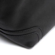 Black Leather Shoulder Bag Zarita, detail view 4
