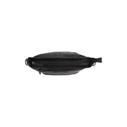 Black Leather Shoulder Bag Zarita, detail view 5