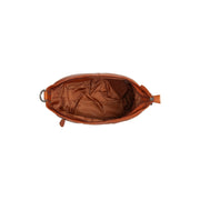 Cognac Leather Shoulder Bag Zarita, detail view 5