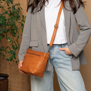 Zarita Full-Grain Leather Shoulder Bag – alternate product view 3