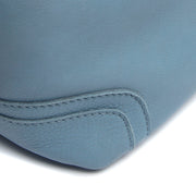 Sky Blue Leather Shoulder Bag Zarita, detail view 3