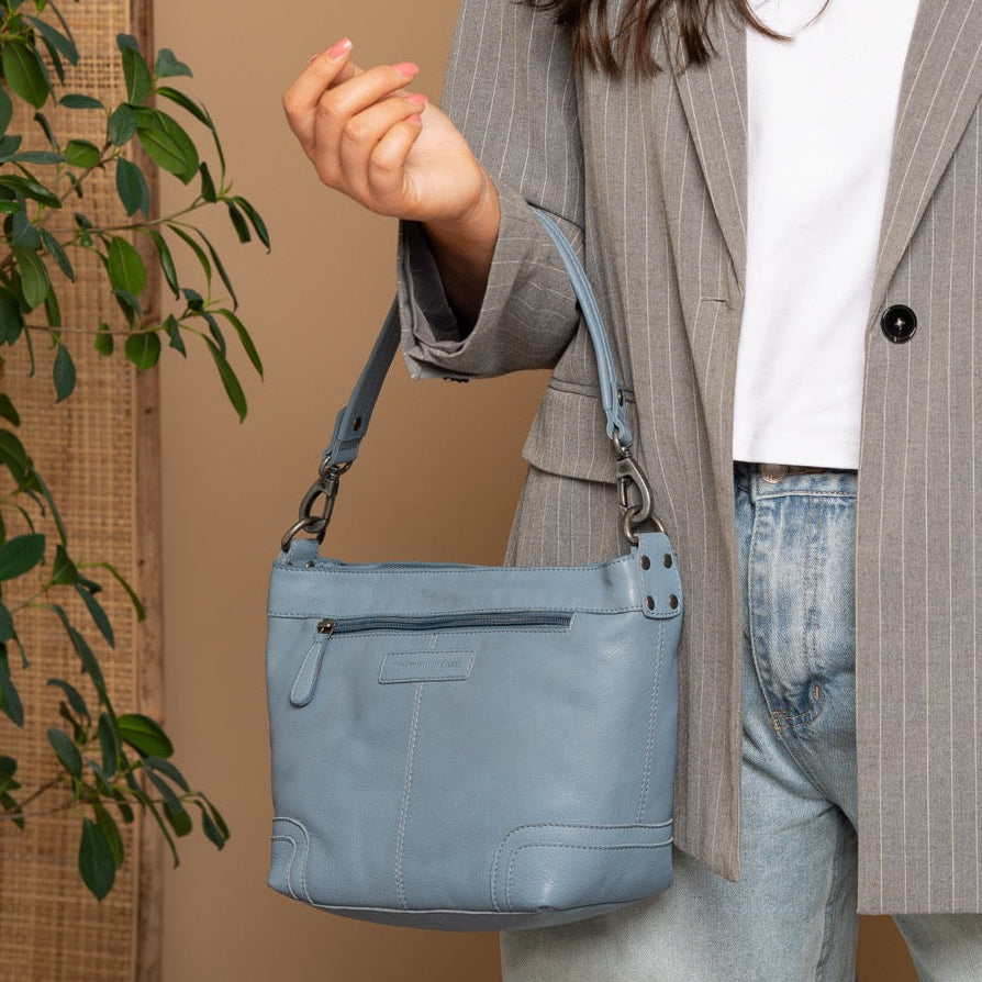 Zarita Full-Grain Leather Shoulder Bag – alternate product view 2