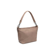 Taupe Leather Shoulder Bag Zarita, detail view 6