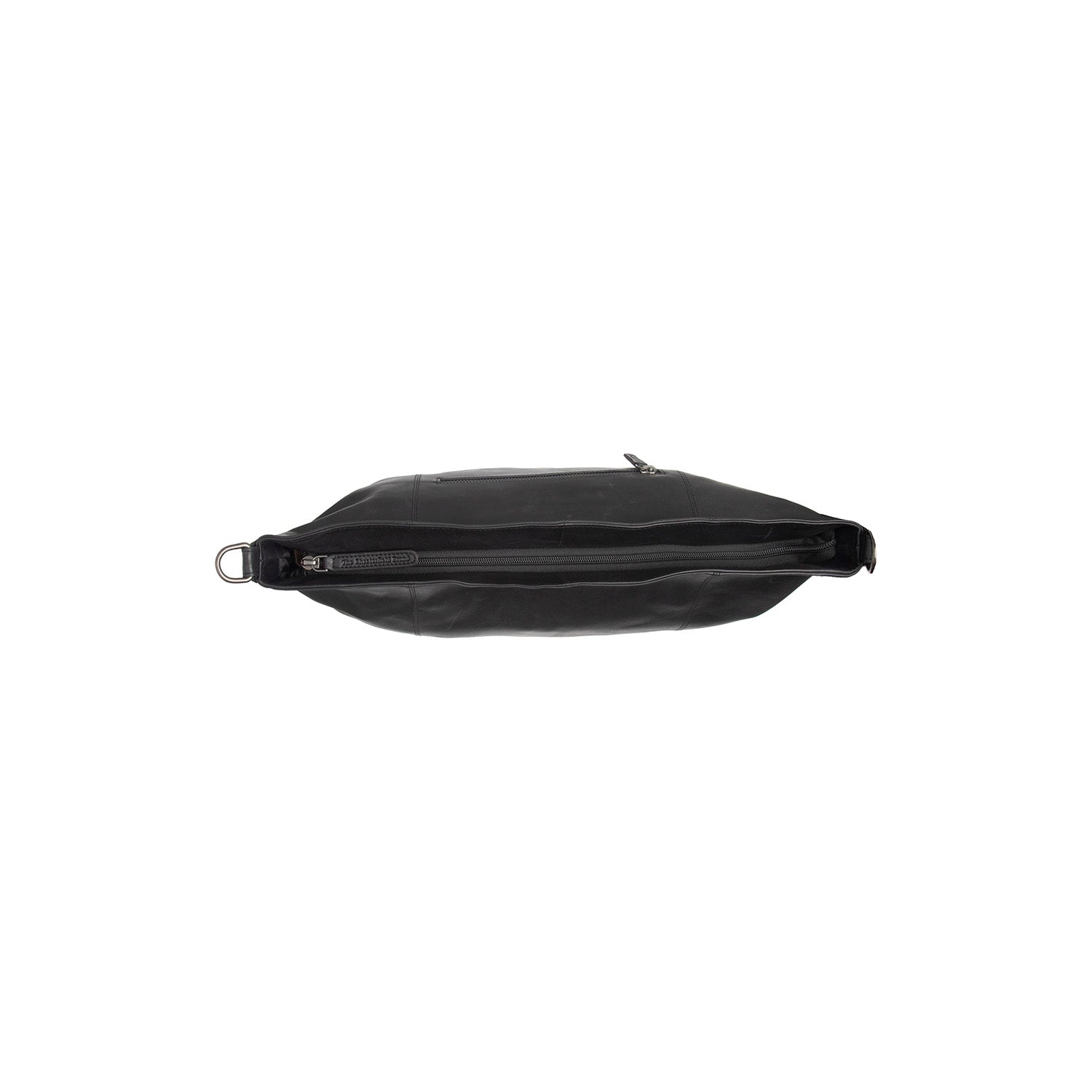Black Leather Shoulder Bag Zira, detail view 1