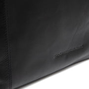 Black Leather Shoulder Bag Zira, product view 2