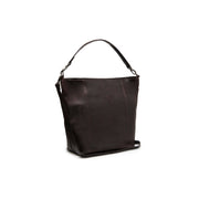 Brown Leather Shoulder Bag Zira, front view