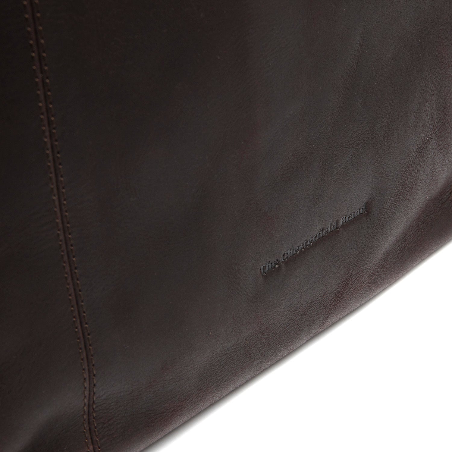 Brown Leather Shoulder Bag Zira, product view 3