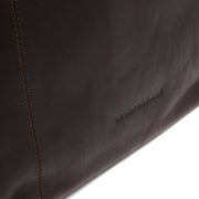 Brown Leather Shoulder Bag Zira, product view 3