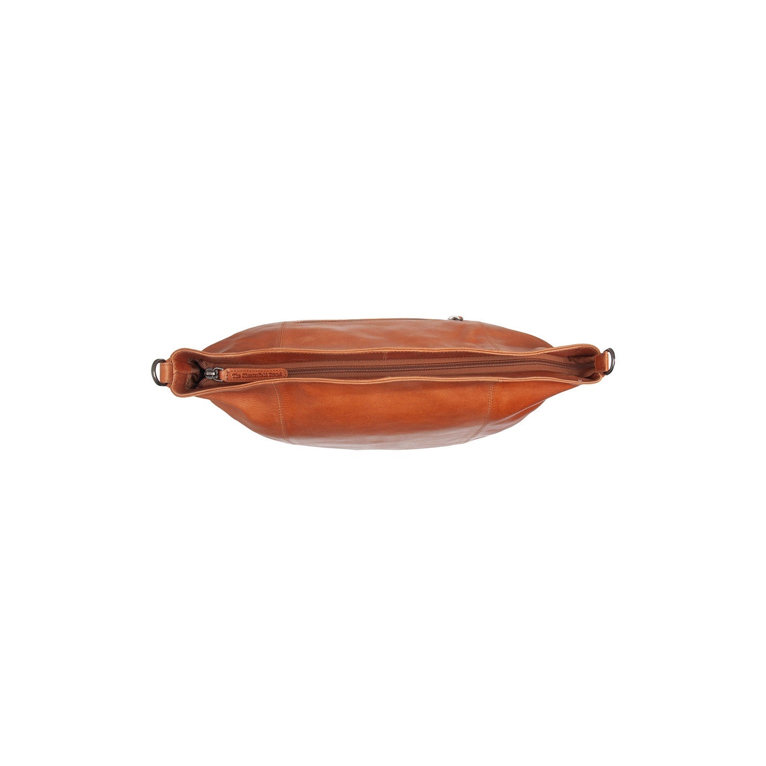 Cognac Leather Shoulder Bag Zira, detail view 1