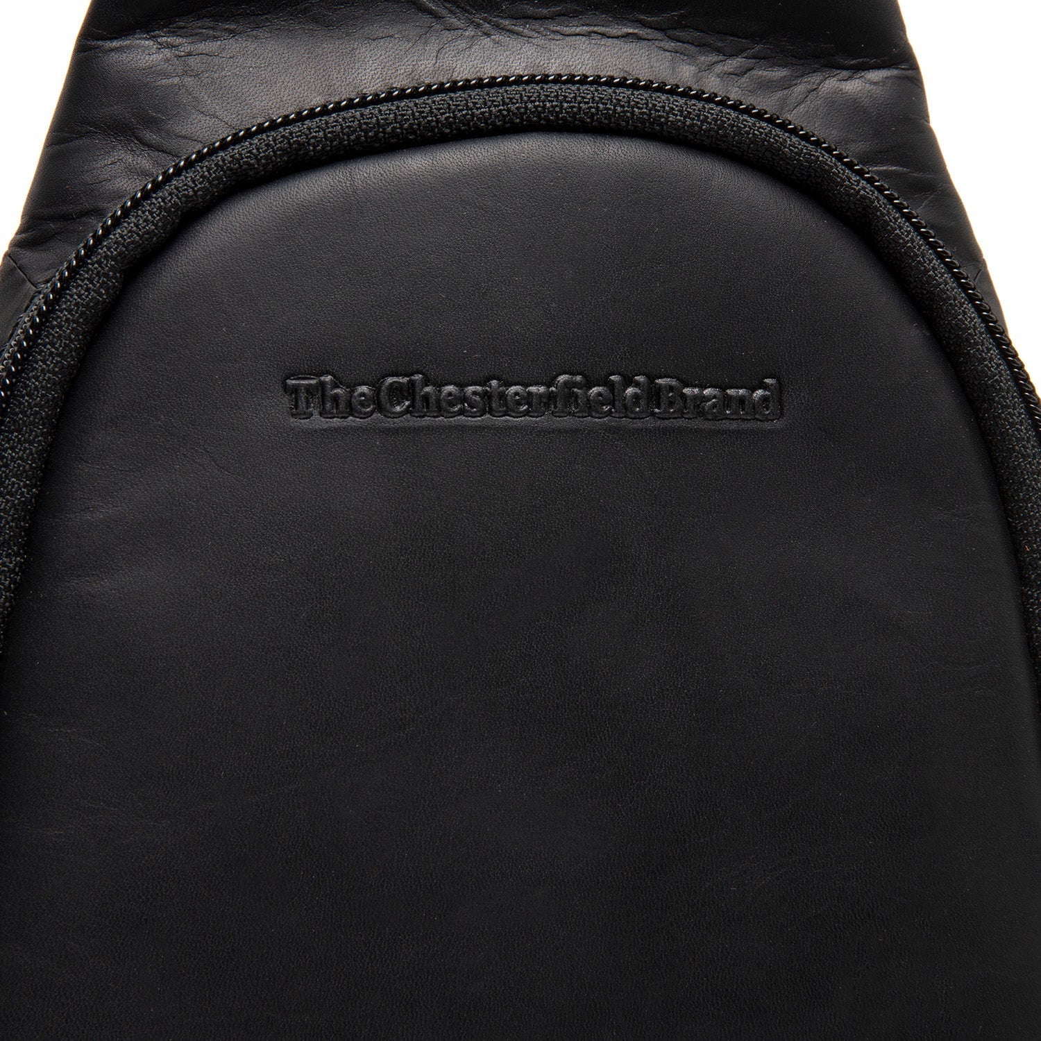 Black Leather Sling Bag Bowey, detail view 1