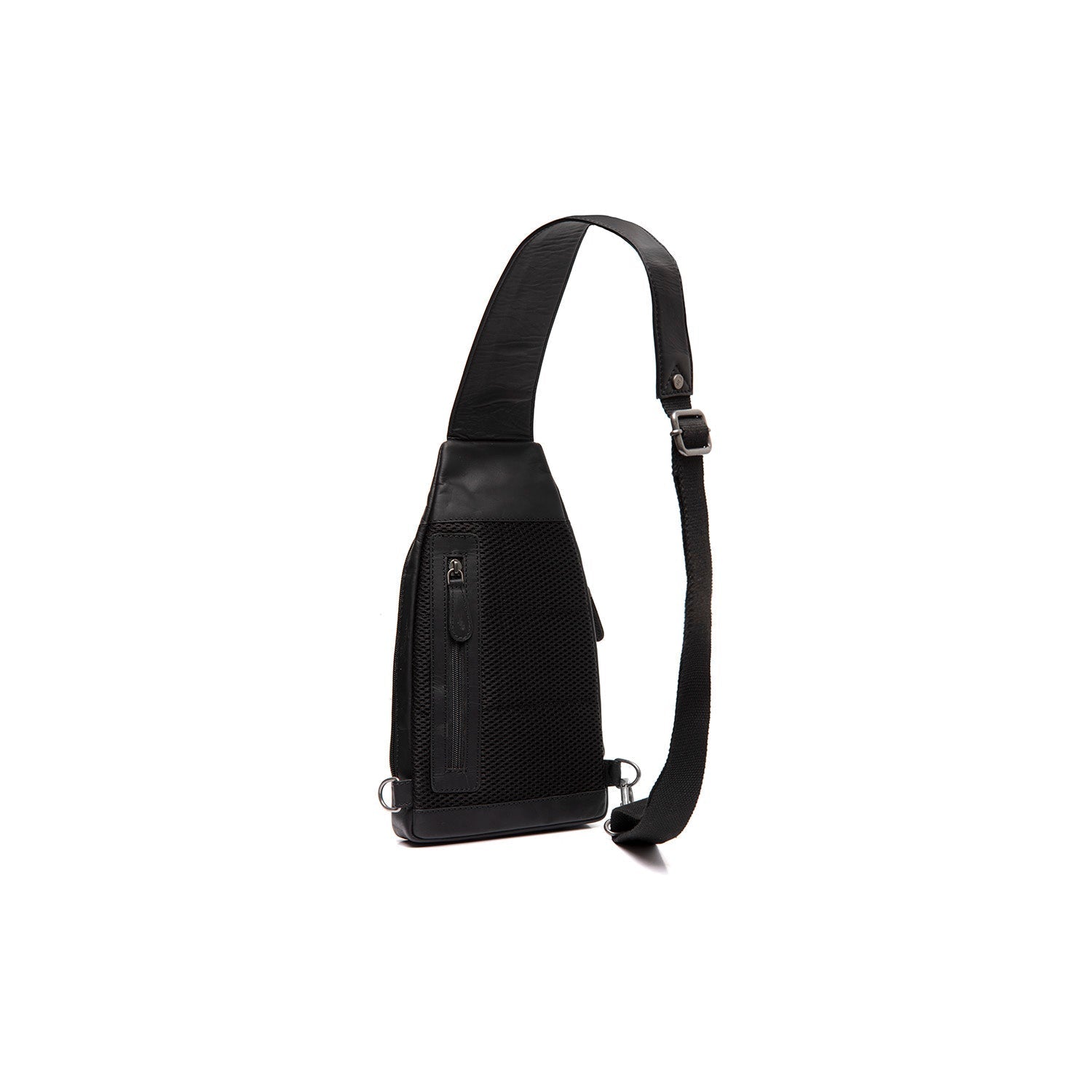 Black Leather Sling Bag Bowey, detail view 6