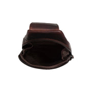 Brown Leather Sling Bag Bowey, detail view 3