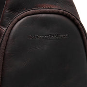 Brown Leather Sling Bag Bowey, product view 3