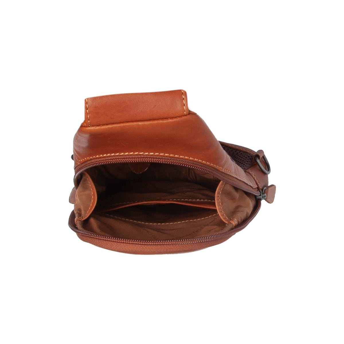 Cognac Leather Sling Bag Bowey, detail view 4