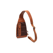 Cognac Leather Sling Bag Bowey, detail view 6