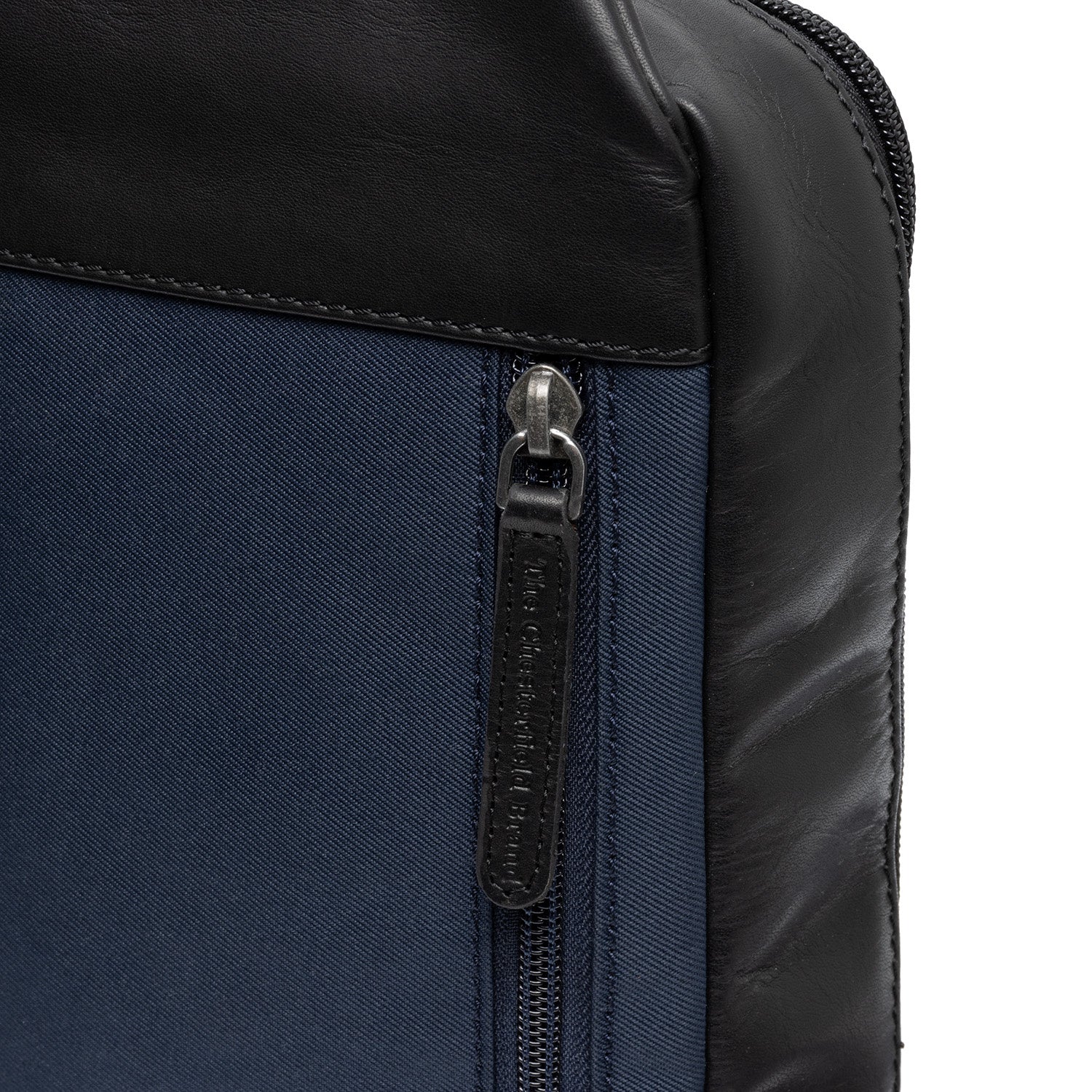 Navy Leather Sling Bag Salla, product view 3