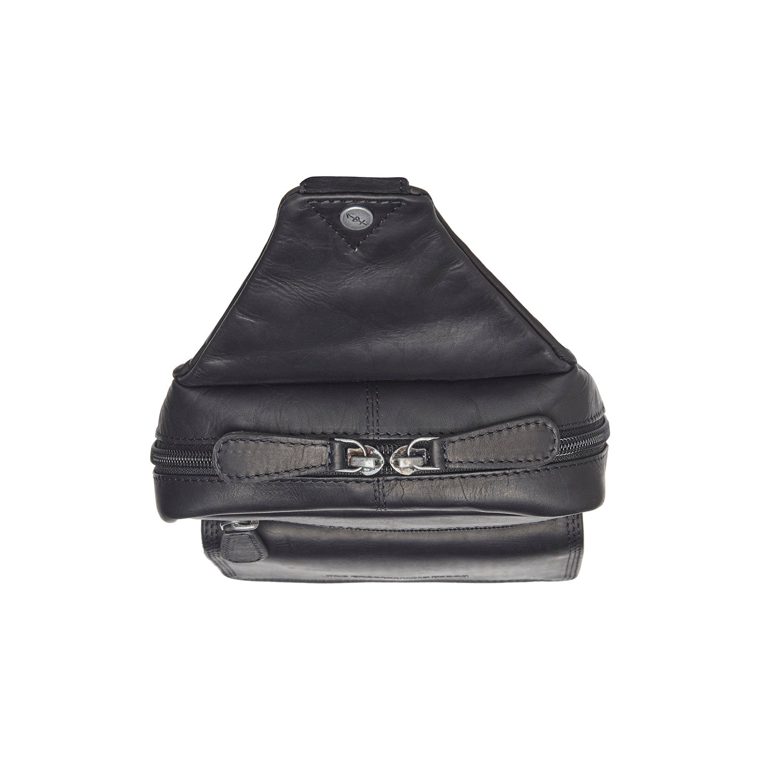 Black Leather Sling Bag Turelle, detail view 3