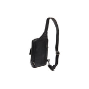Black Leather Sling Bag Turelle, detail view 5