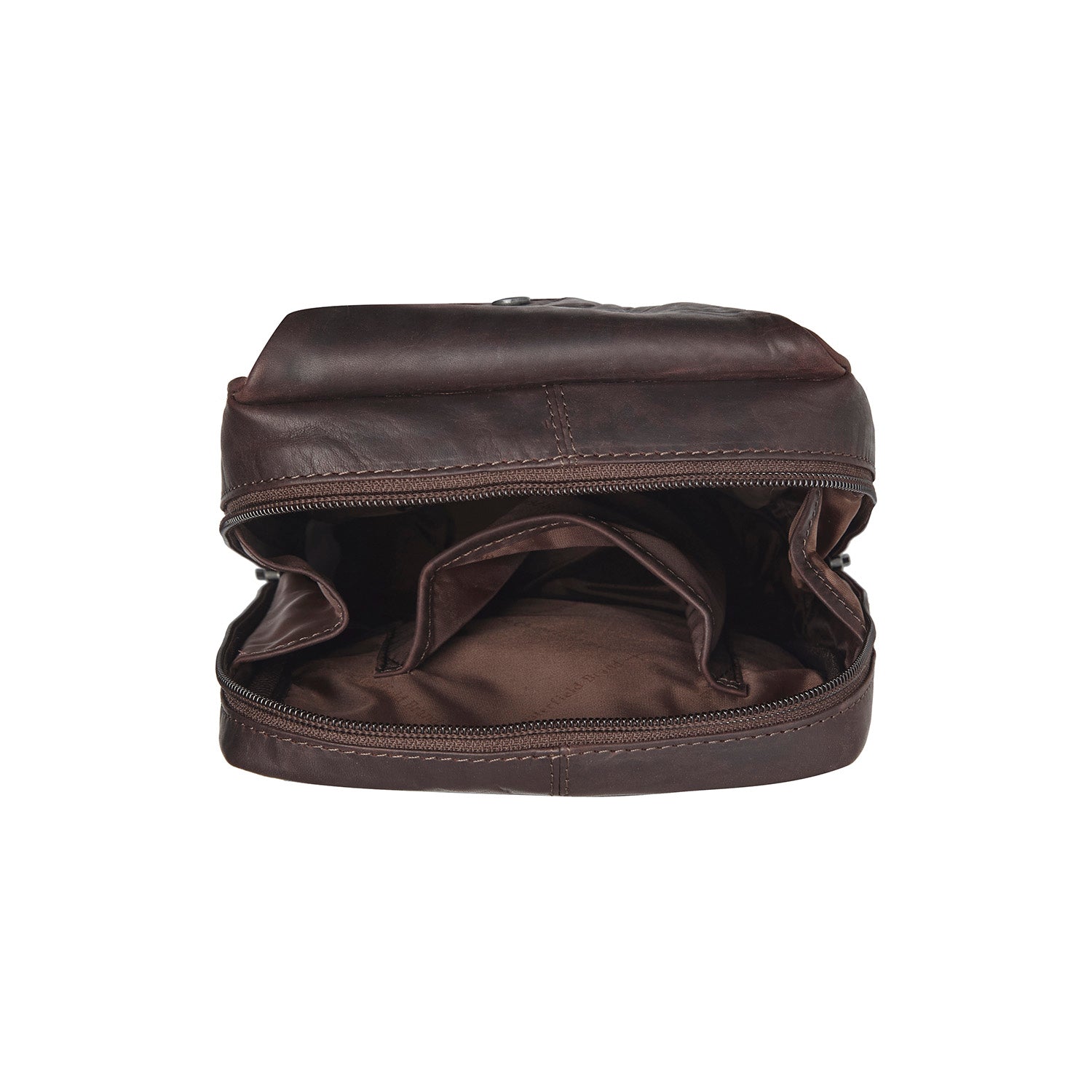 Brown Leather Sling Bag Turelle, detail view 5