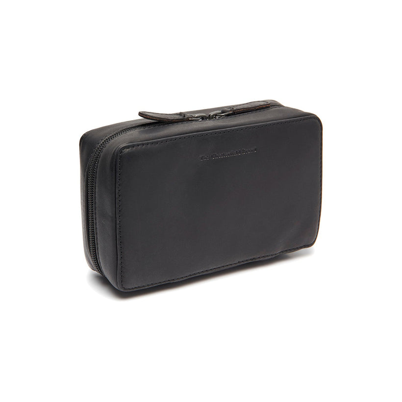 Black Leather Tech-Organizer Ardan, front view