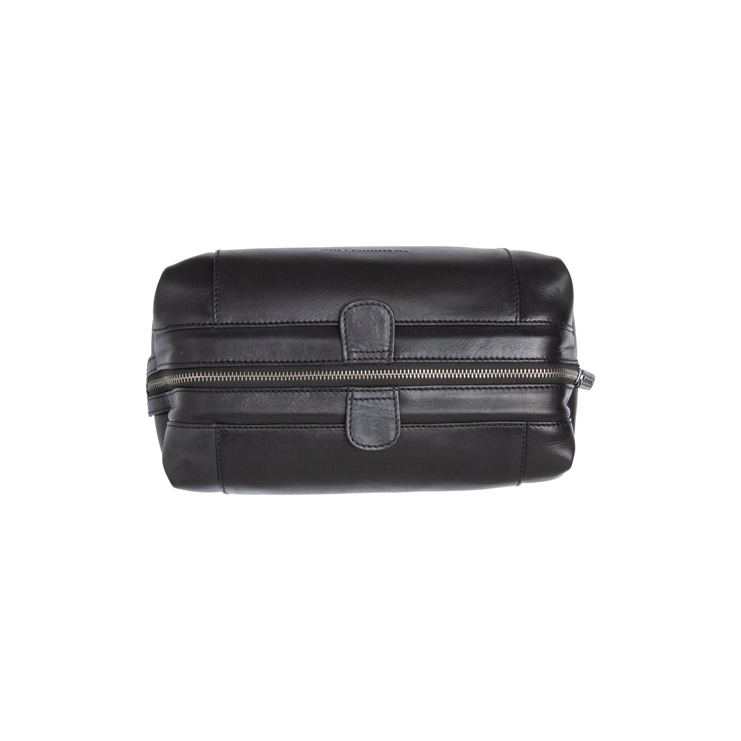Black Leather Toiletry Bag Biassa, product view 3