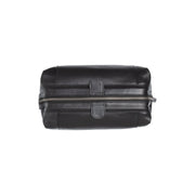 Black Leather Toiletry Bag Biassa, product view 3