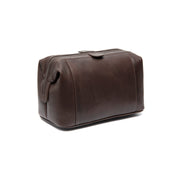 Brown Leather Toiletry Bag Biassa, detail view 5