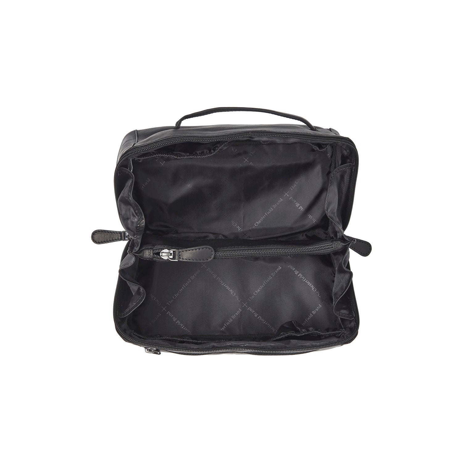Black Leather Toiletry Bag Elmia, product view 3