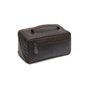Brown Leather Toiletry Bag Elmia, detail view 5