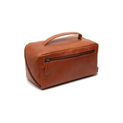 Cognac Leather Toiletry Bag Elmia, detail view 6
