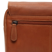Cognac Leather Toiletry Bag Rosario, detail view 3