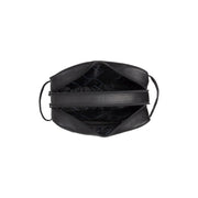 Black Leather Toiletry Bag Stefan, detail view 5