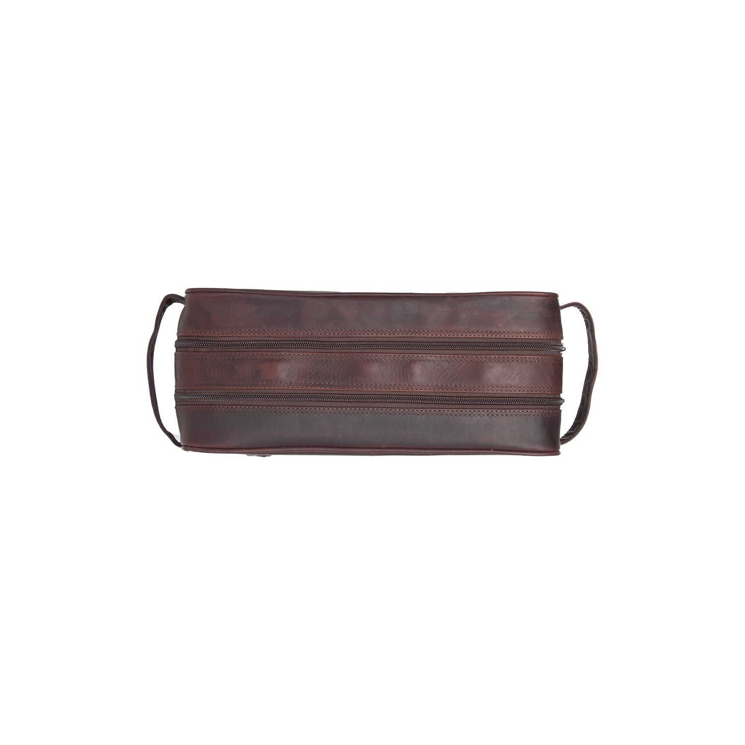 Brown Leather Toiletry Bag Stefan, detail view 3